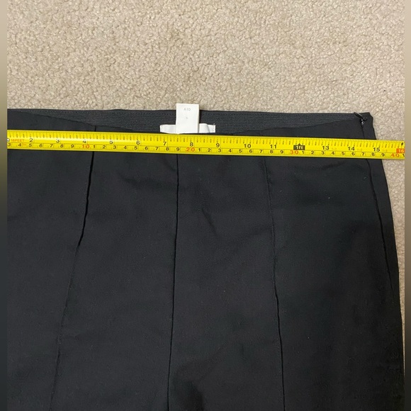 H&M black gothic style trousers with flared bottoms (US 8, 40) - Picture 7 of 7